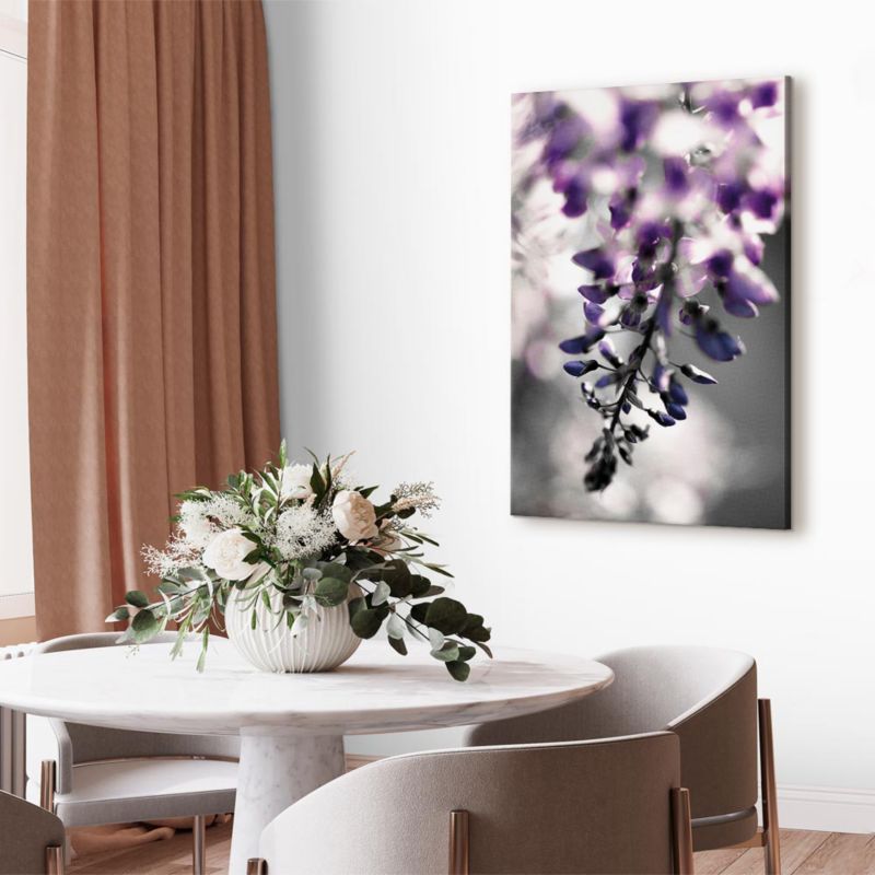 Obraz Artgeist Fioletowe dzwonki 80 x 120 cm płótno włoskie 1 szt