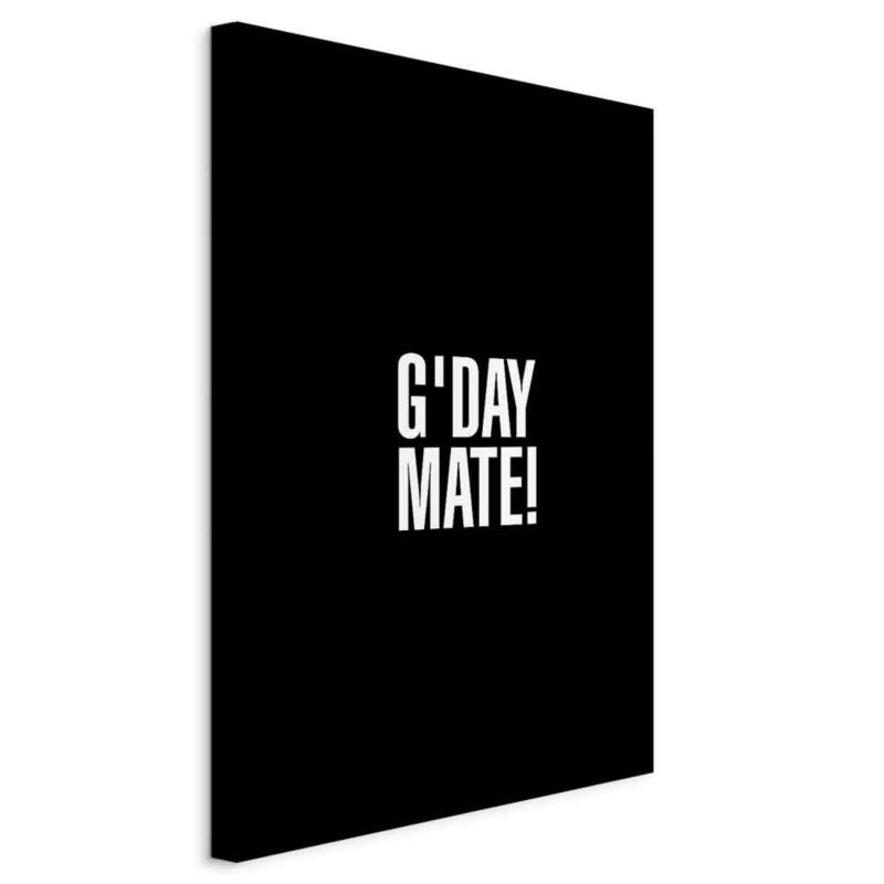 Obraz Artgeist G'day Mate 80 x 120 cm płótno włoskie 1 szt