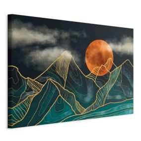 Obraz Artgeist Górski spokój 120 x 80 cm flizelina 1 szt