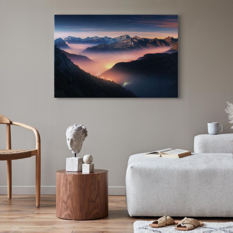 Obraz Artgeist Górskie tchnienie 60 x 40 cm flizelina 1 szt