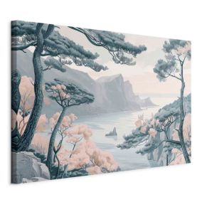 Obraz Artgeist Górzyste wybrzeże 30 x 20 cm płótno włoskie 1 szt