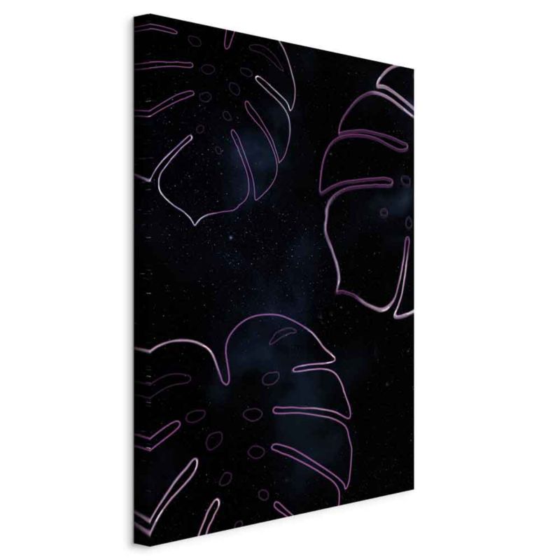 Obraz Artgeist Galaktyczna monstera 80 x 120 cm flizelina 1 szt