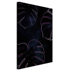 Obraz Artgeist Galaktyczna monstera 80 x 120 cm płótno włoskie 1 szt