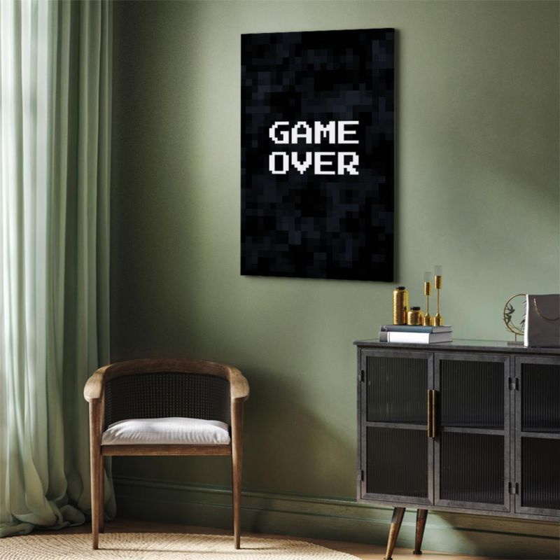 Obraz Artgeist Game Over 80 x 120 cm płótno włoskie 1 szt