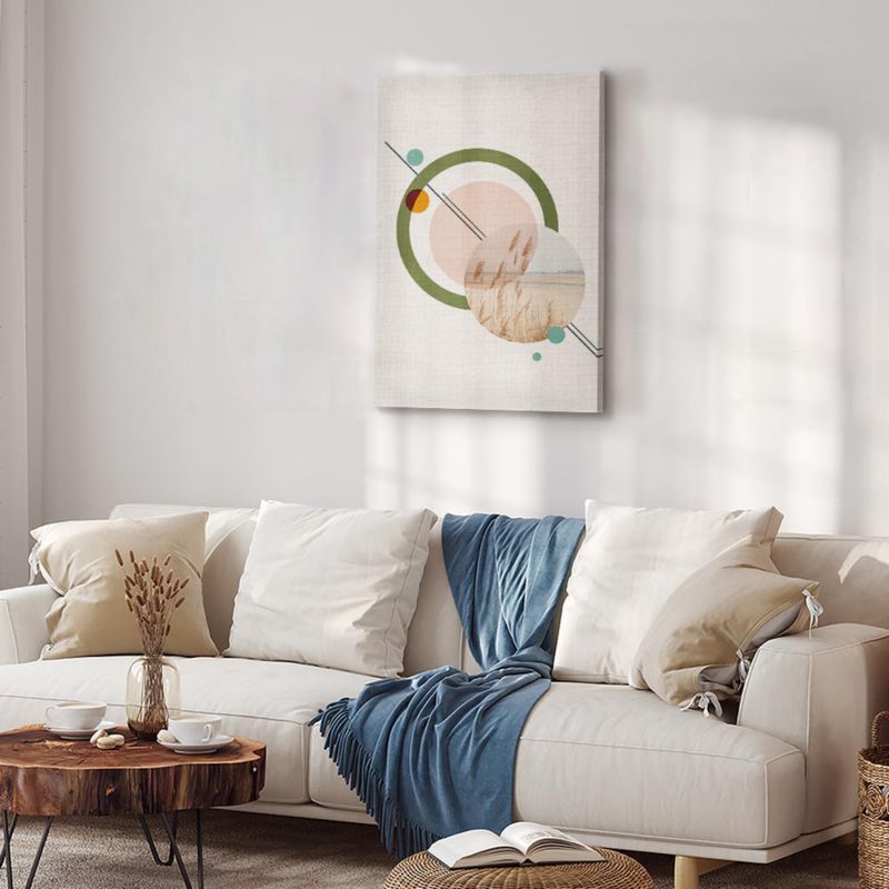 Obraz Artgeist Geometryczny krajobraz 40 x 60 cm płótno włoskie 1 szt