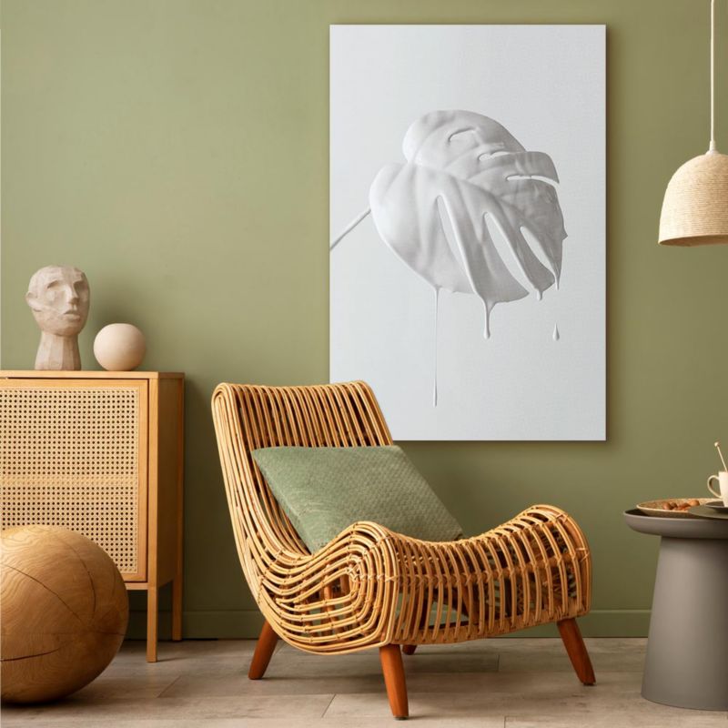 Obraz Artgeist Jasna monstera 40 x 60 cm płótno włoskie 1 szt