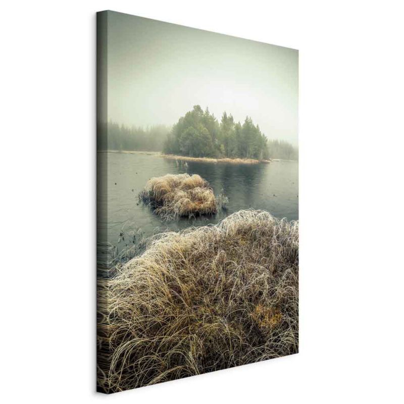 Obraz Artgeist Jesień na mokradłach 60 x 90 cm płótno włoskie 1 szt