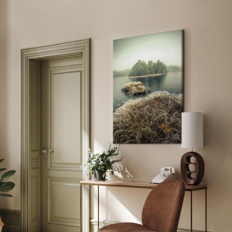 Obraz Artgeist Jesień na mokradłach 60 x 90 cm płótno włoskie 1 szt