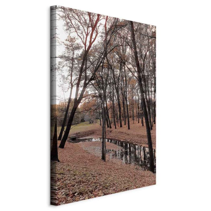 Obraz Artgeist Jesienny spacer 60 x 90 cm płótno włoskie 1 szt