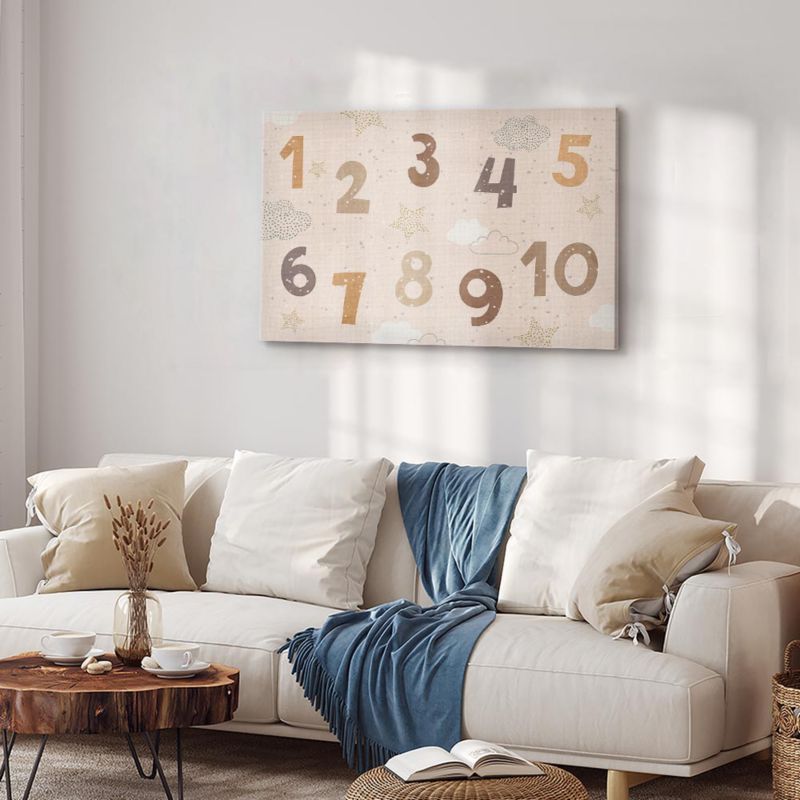 Obraz Artgeist Jumping numbers 120 x 80 cm płótno włoskie 1 szt
