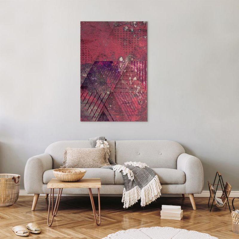 Obraz Artgeist Karmazynowa abstrakcja 60 x 90 cm flizelina 1 szt