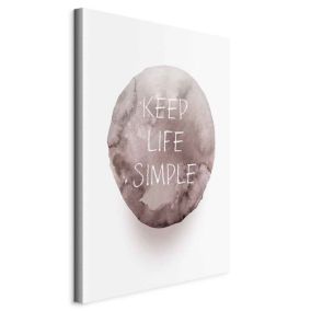 Obraz Artgeist Keep Life Simple 20 x 30 cm płótno włoskie 1 szt