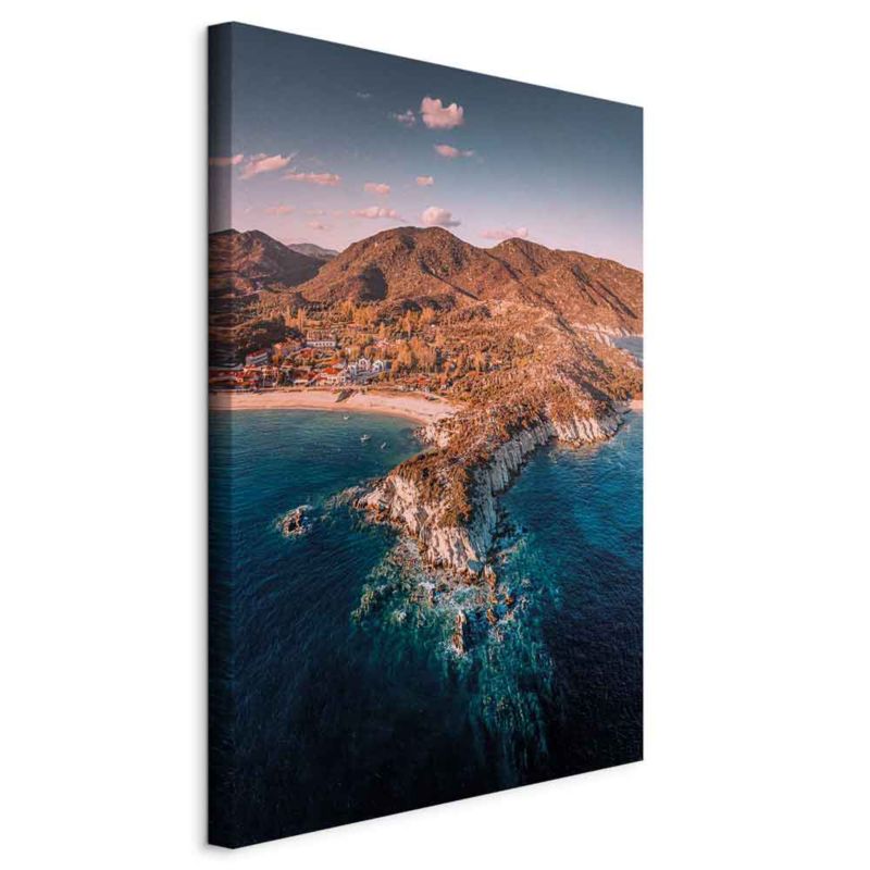 Obraz Artgeist Klif w Kalamitsi 40 x 60 cm płótno włoskie 1 szt