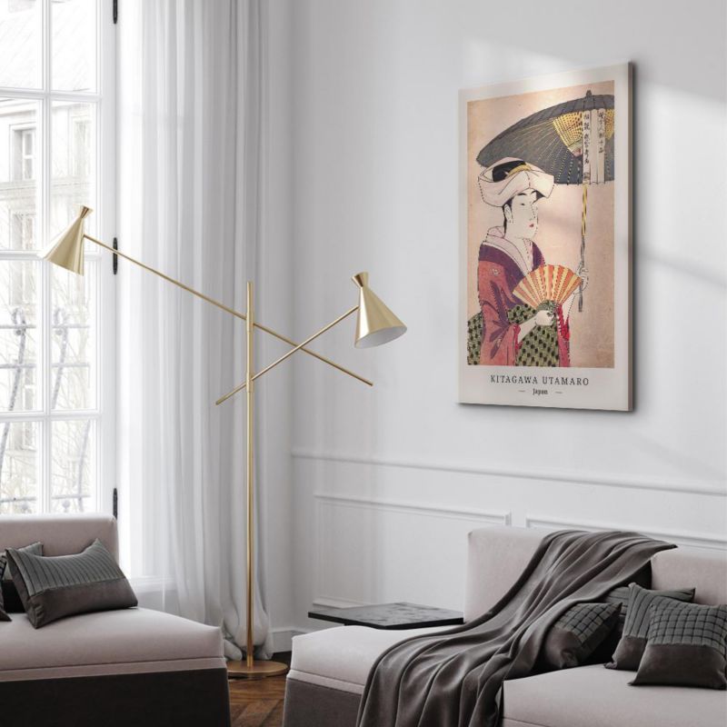 Obraz Artgeist Kobieta z parasolem 40 x 60 cm flizelina 1 szt