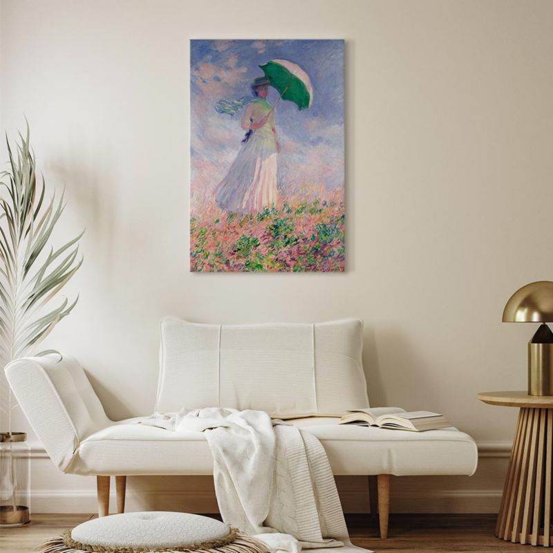 Obraz Artgeist Kobieta z parasolem 60 x 90 cm płótno włoskie 1 szt