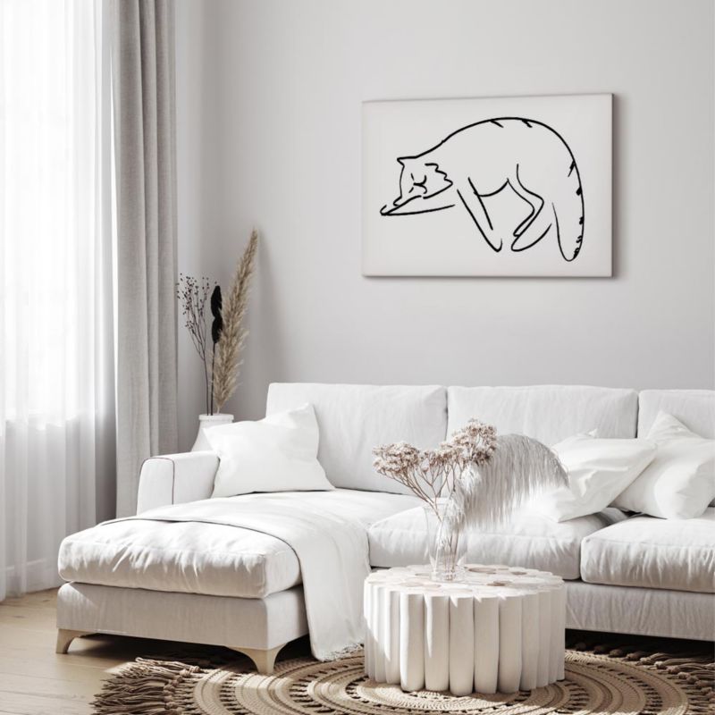 Obraz Artgeist Kocie sny 90 x 60 cm flizelina 1 szt