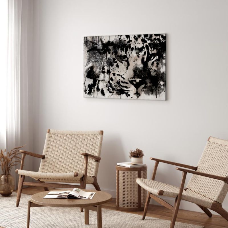 Obraz Artgeist Kocie spojrzenie 60 x 40 cm flizelina 1 szt