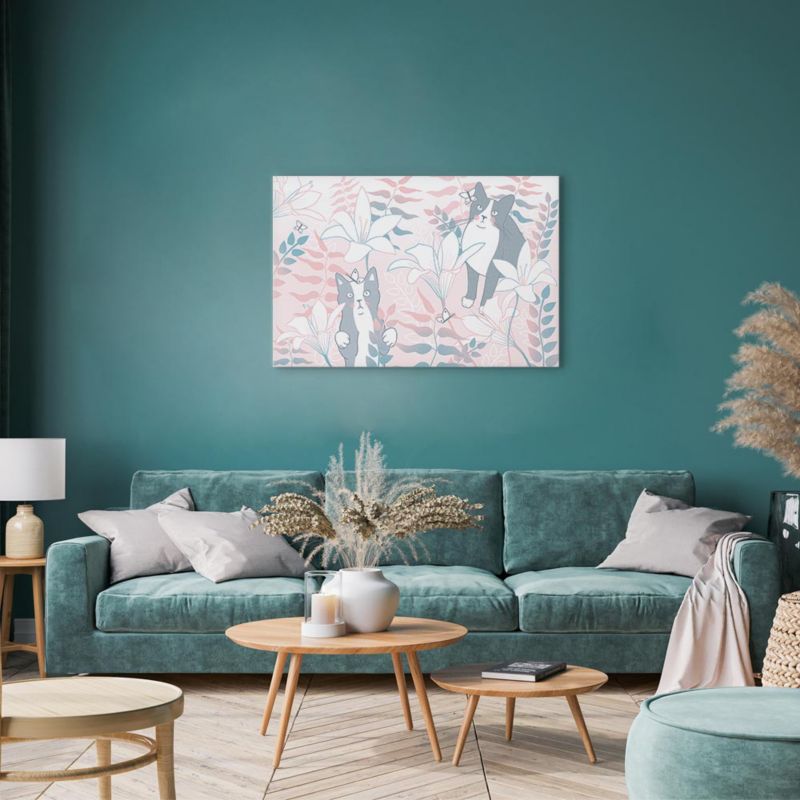 Obraz Artgeist Kocie sprawy 120 x 80 cm płótno włoskie 1 szt