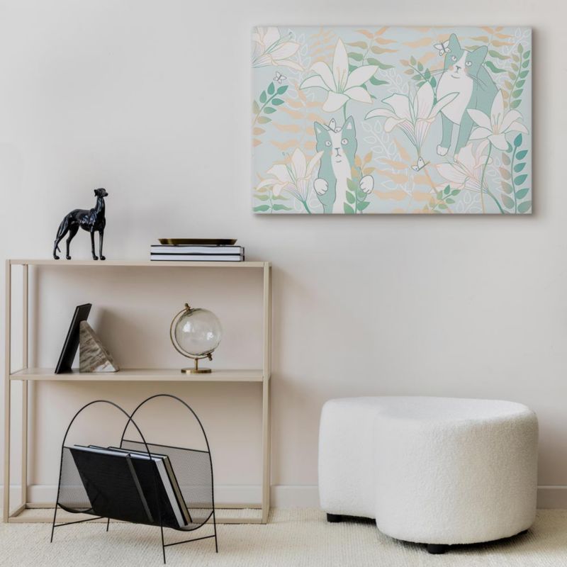Obraz Artgeist Kocie sprawy 90 x 60 cm płótno włoskie 1 szt