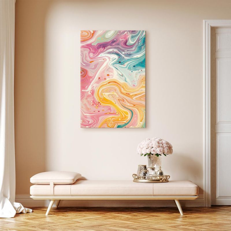 Obraz Artgeist Kolorowy Chaos 40 x 60 cm płótno włoskie 1 szt