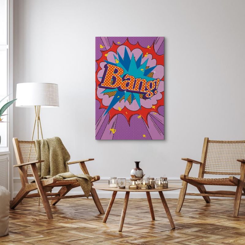 Obraz Artgeist Komiksowy street-art 80 x 120 cm płótno włoskie 1 szt
