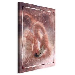 Obraz Artgeist Kosmiczny flaming 60 x 90 cm płótno włoskie 1 szt