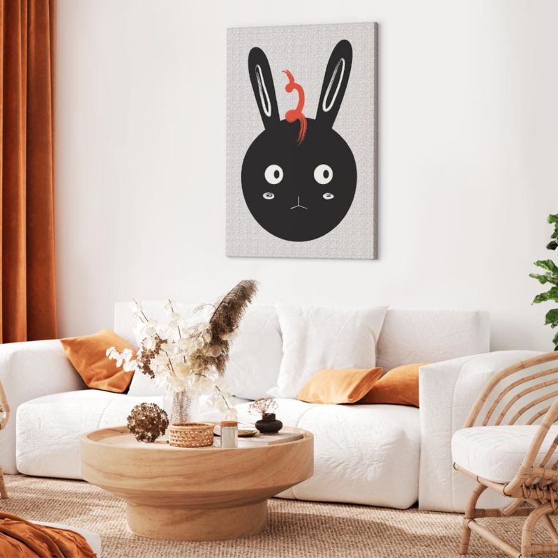 Obraz Artgeist Królik widzi wszystko 60 x 90 cm płótno włoskie 1 szt