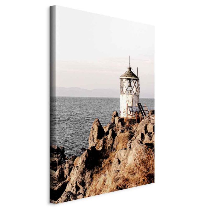 Obraz Artgeist Latarnia na klifie 40 x 60 cm płótno włoskie 1 szt