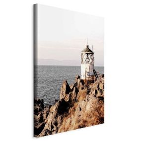 Obraz Artgeist Latarnia na klifie 40 x 60 cm płótno włoskie 1 szt