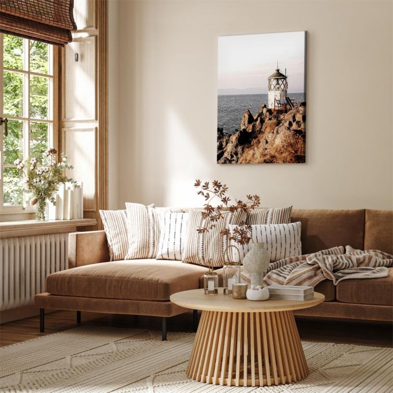 Obraz Artgeist Latarnia na klifie 40 x 60 cm płótno włoskie 1 szt