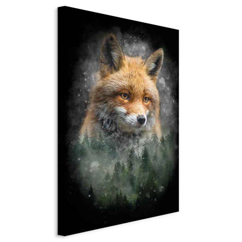 Obraz Artgeist Leśne życie 40 x 60 cm płótno włoskie 1 szt