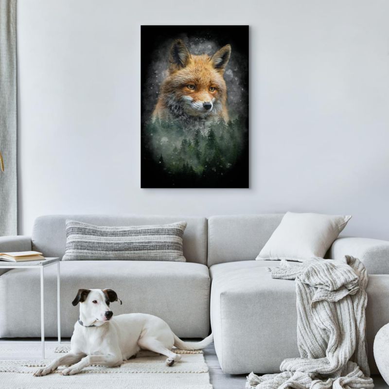 Obraz Artgeist Leśne życie 40 x 60 cm płótno włoskie 1 szt