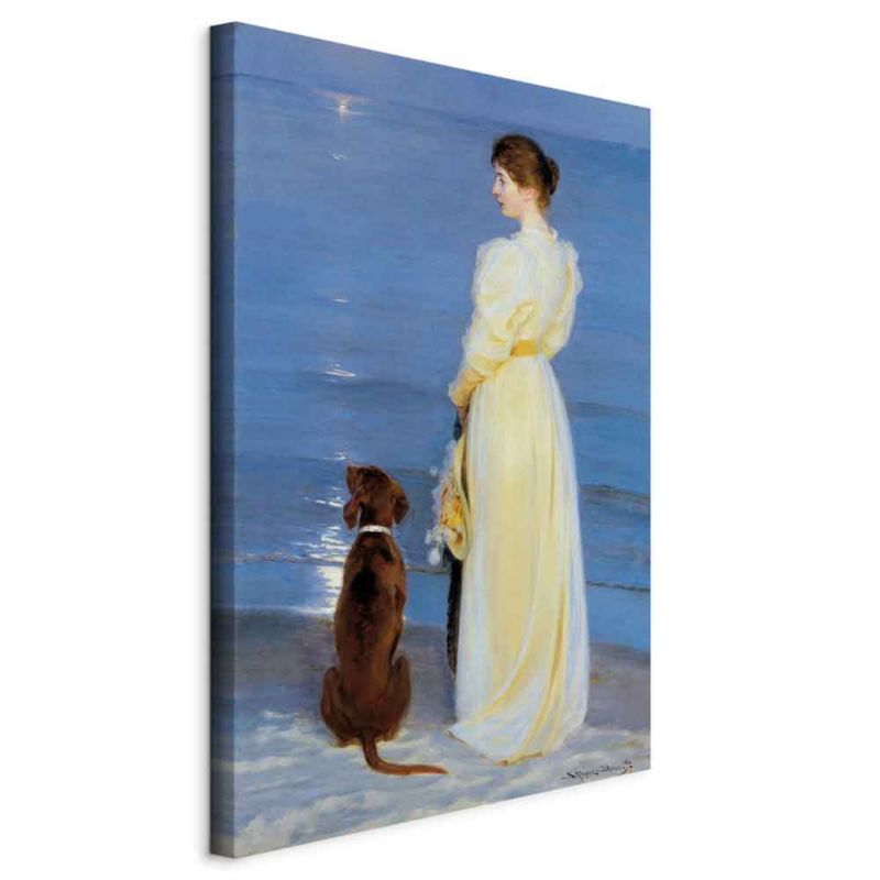 Obraz Artgeist Letni wieczór w Skagen 80 x 120 cm flizelina 1 szt