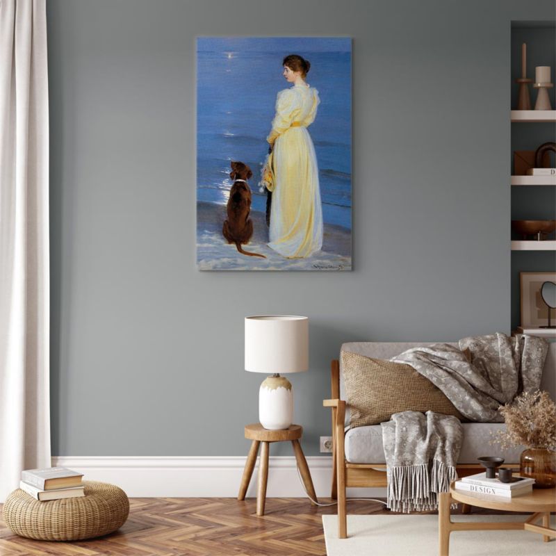Obraz Artgeist Letni wieczór w Skagen 80 x 120 cm flizelina 1 szt