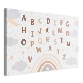 Obraz Artgeist Literki 30 x 20 cm płótno włoskie 1 szt