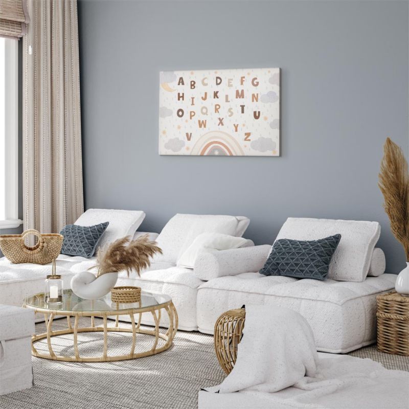 Obraz Artgeist Literki 60 x 40 cm płótno włoskie 1 szt