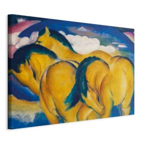 Obraz Artgeist Little Yellow Horses 90 x 60 cm flizelina 1 szt
