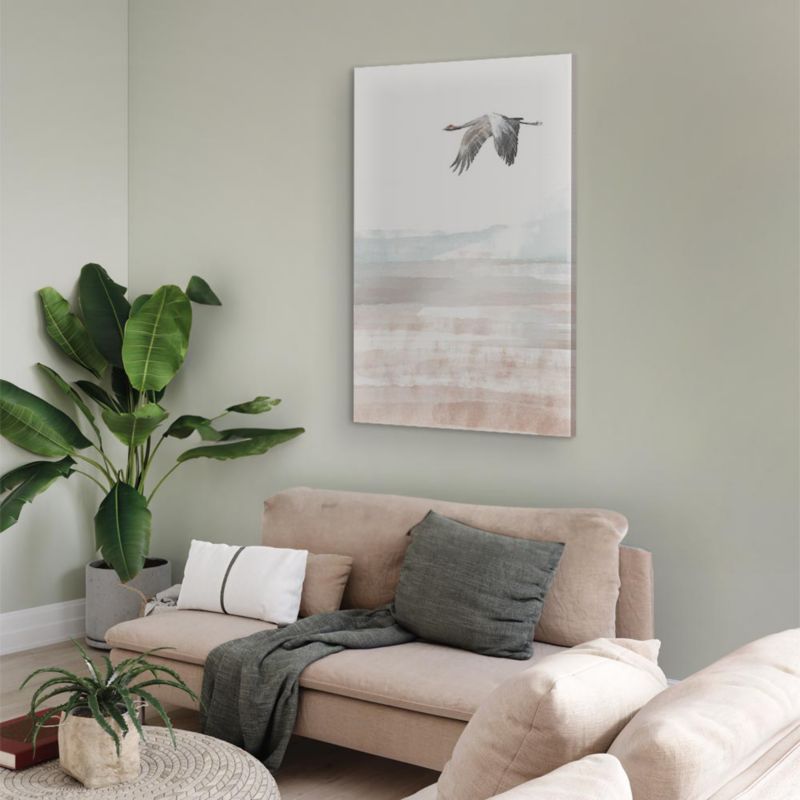 Obraz Artgeist Lot żurawia 40 x 60 cm flizelina 1 szt