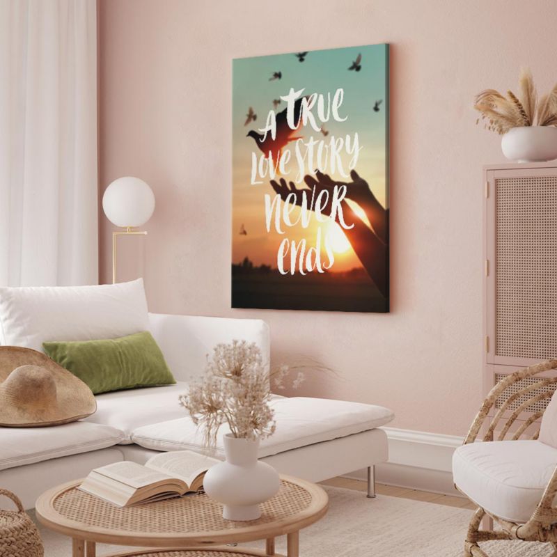Obraz Artgeist Love Story 20 x 30 cm płótno włoskie 1 szt