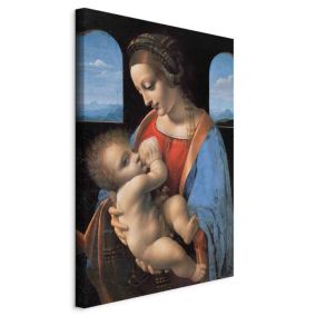 Obraz Artgeist Madonna da Vinci 80 x 120 cm płótno włoskie 1 szt
