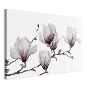 Obraz Artgeist Malowane magnolie 120 x 80 cm flizelina 1 szt