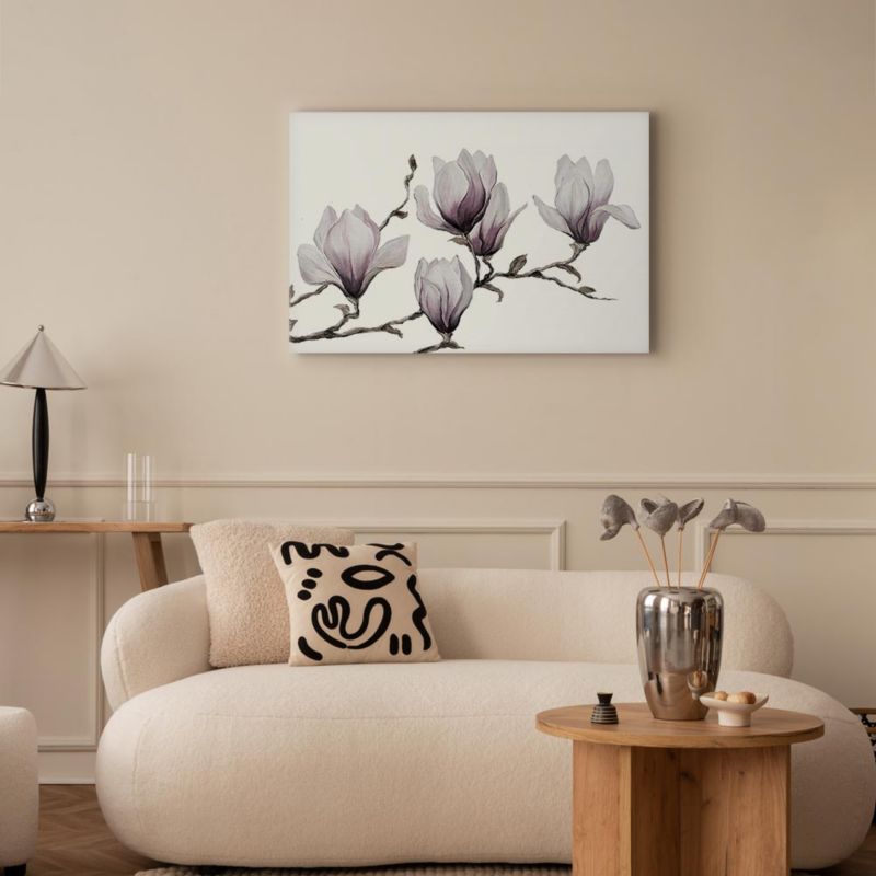 Obraz Artgeist Malowane magnolie 120 x 80 cm flizelina 1 szt