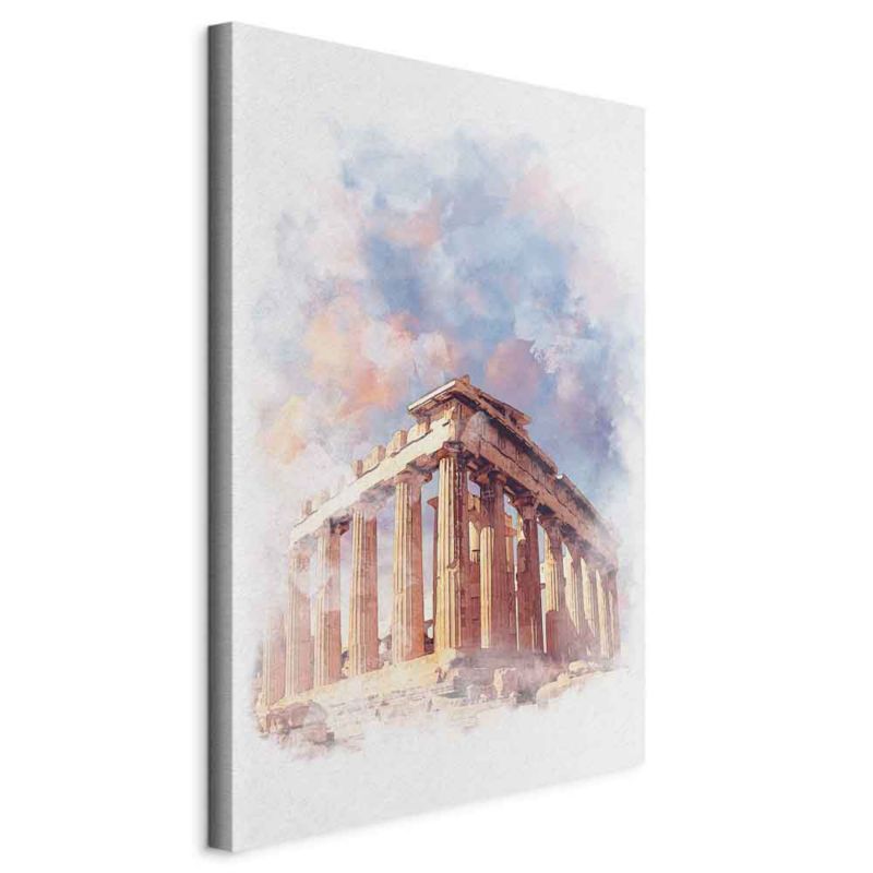 Obraz Artgeist Malowany Partenon 20 x 30 cm płótno włoskie 1 szt