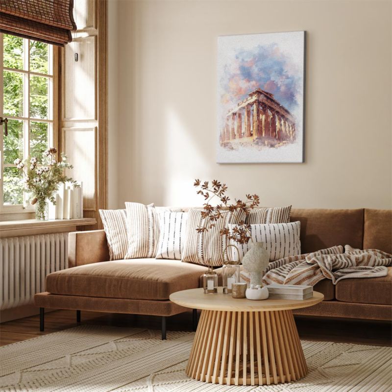 Obraz Artgeist Malowany Partenon 20 x 30 cm płótno włoskie 1 szt