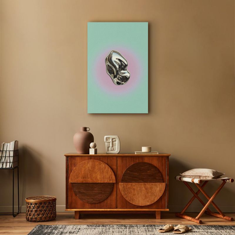 Obraz Artgeist Metaliczna Forma 60 x 90 cm flizelina 1 szt