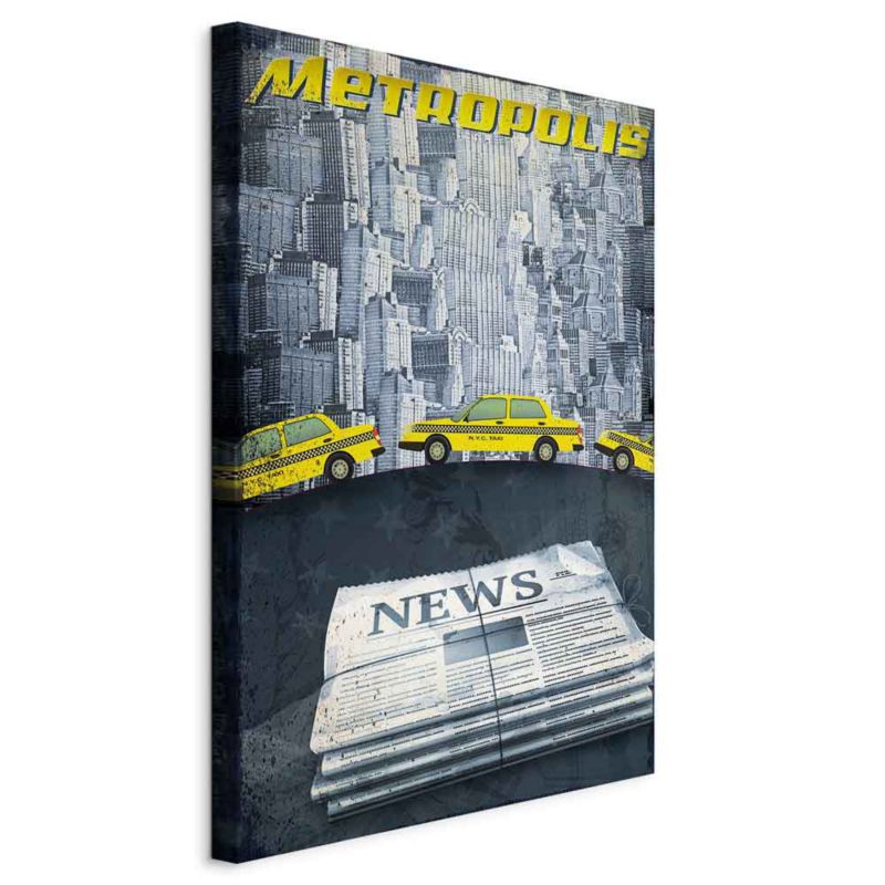 Obraz Artgeist Metropolis 40 x 60 cm płótno włoskie 1 szt