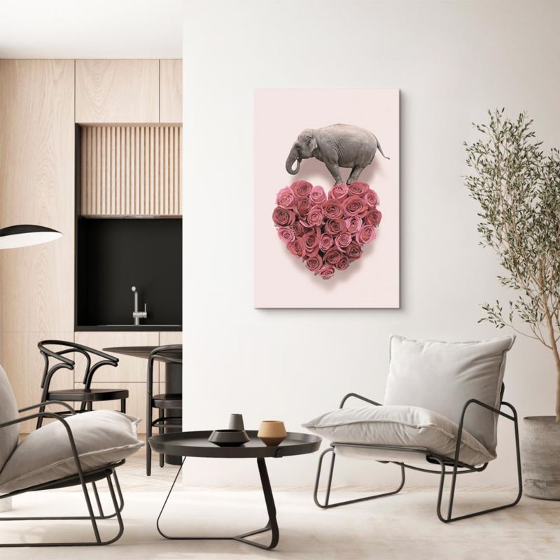 Obraz Artgeist Miłośnik róż 60 x 90 cm płótno włoskie 1 szt