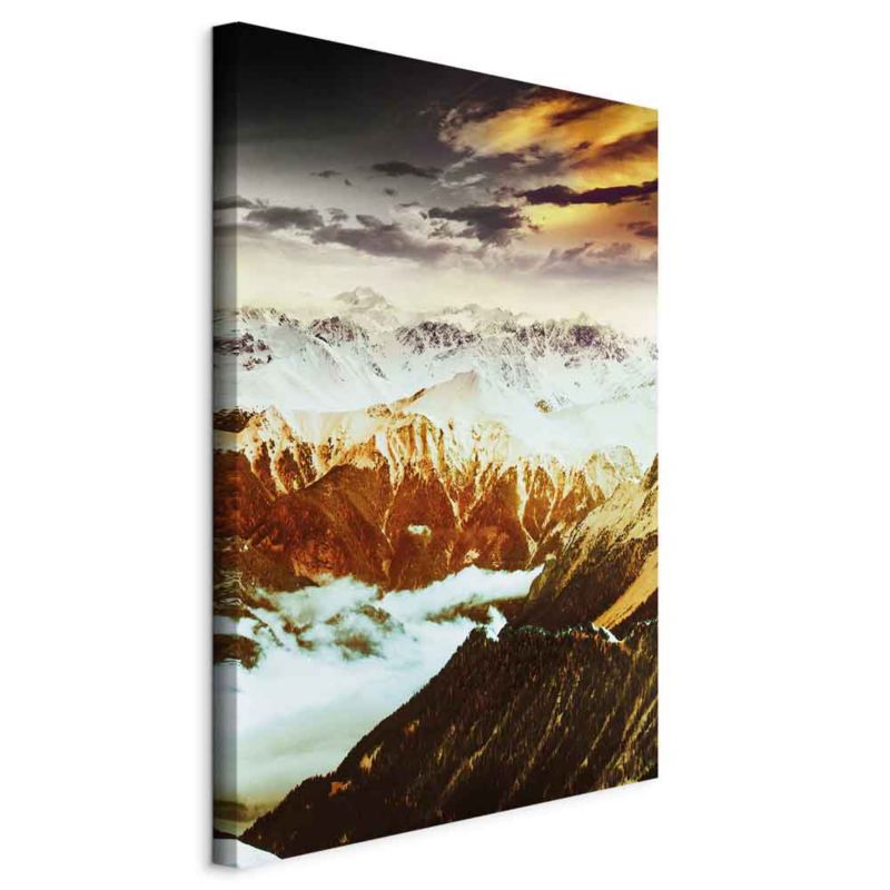 Obraz Artgeist Miedziane góry 80 x 120 cm flizelina 1 szt
