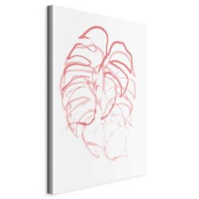 Obraz Artgeist Monstera w ruchu 20 x 30 cm płótno włoskie 1 szt