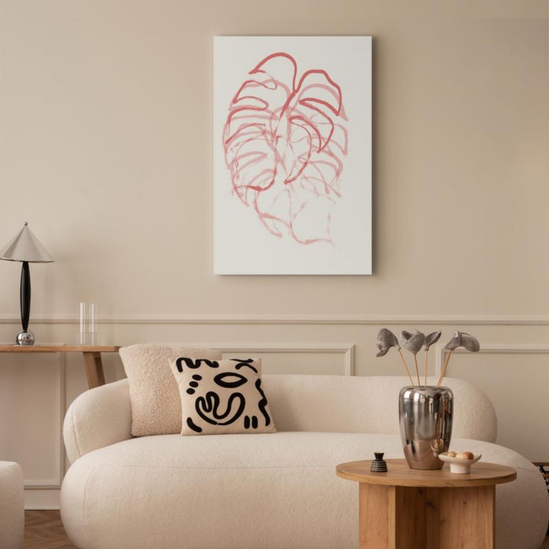 Obraz Artgeist Monstera w ruchu 20 x 30 cm płótno włoskie 1 szt